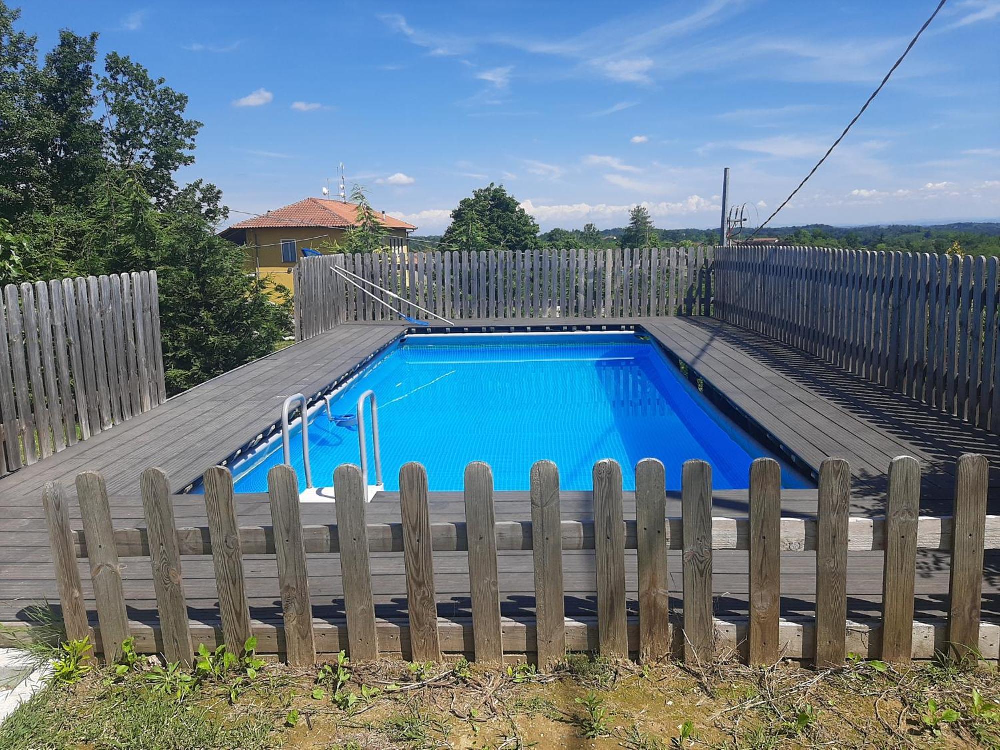 Cascina Teresina Monferrato Piscina Villa Cortazzone Kültér fotó